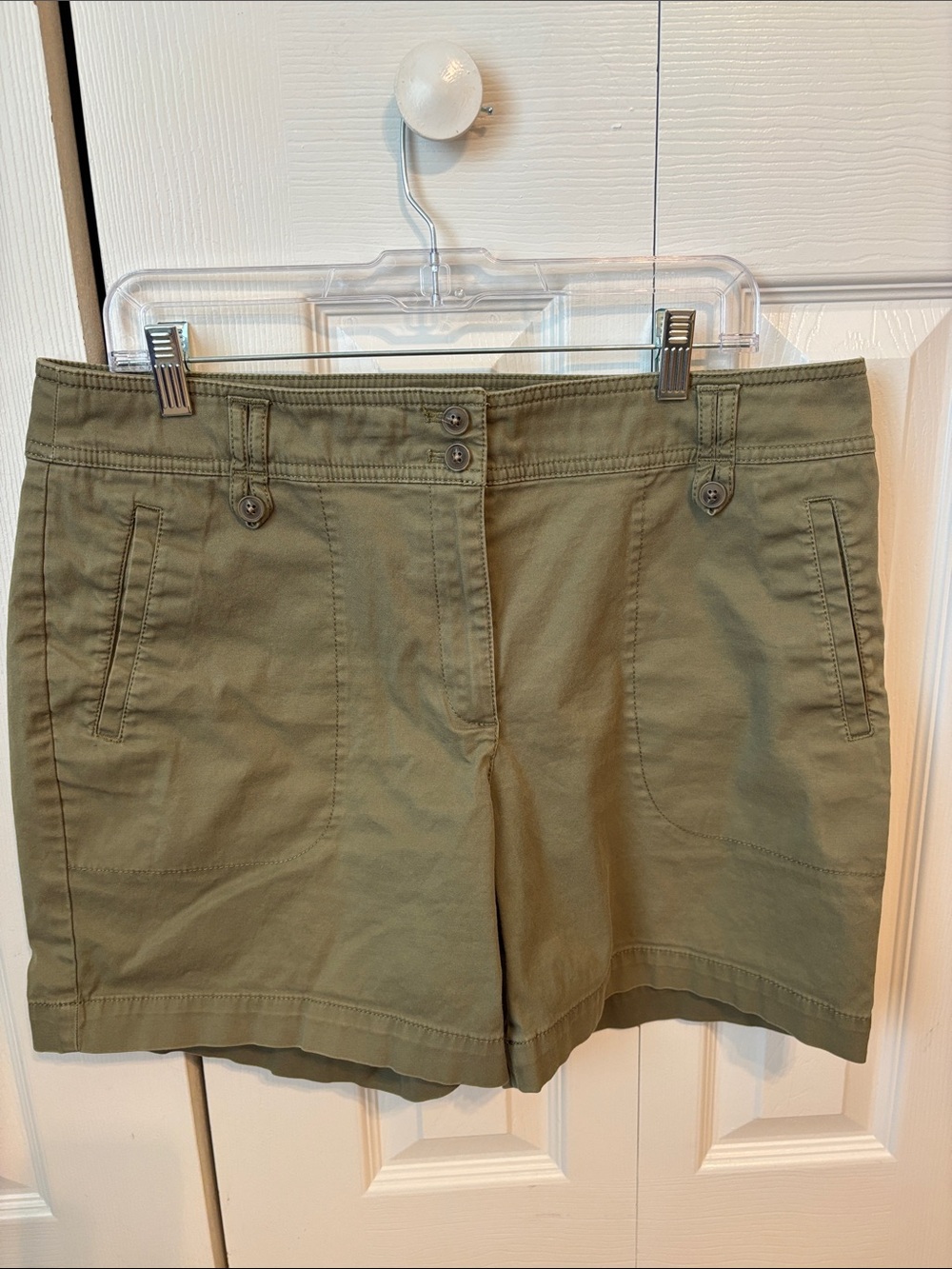 Talbots Olive Green Casual Shorts -14P